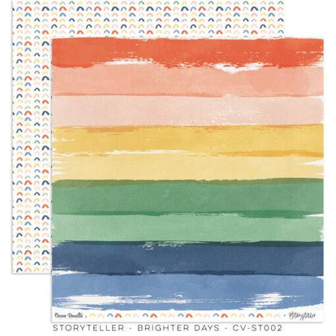 Cocoa Vanilla 'Storyteller' brighter days ds patterned paper