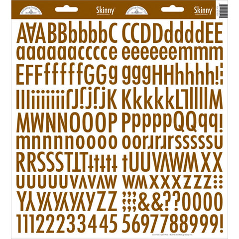 Doodlebug bon bon cardstock alphabet stickers