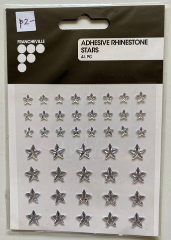 Francheville adhesive rhinestone stars