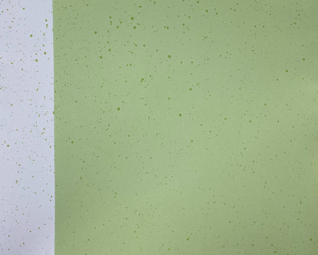 Lawn Fawn 'Spiffy speckles' pesto ds patterned paper