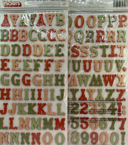 Crate Paper 'Busy Sidewalks' foam alphabet stickers