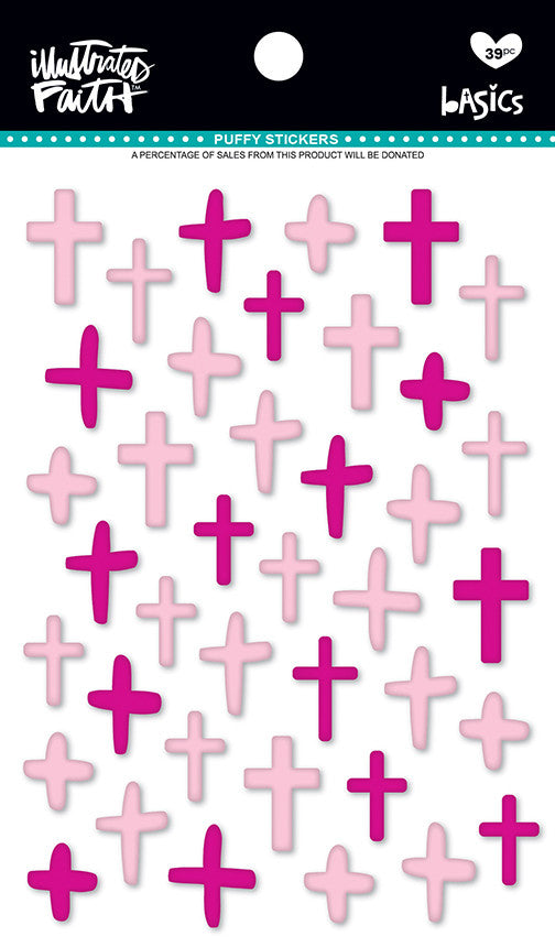 Bella Blvd 'bless her heart' puffy crosses