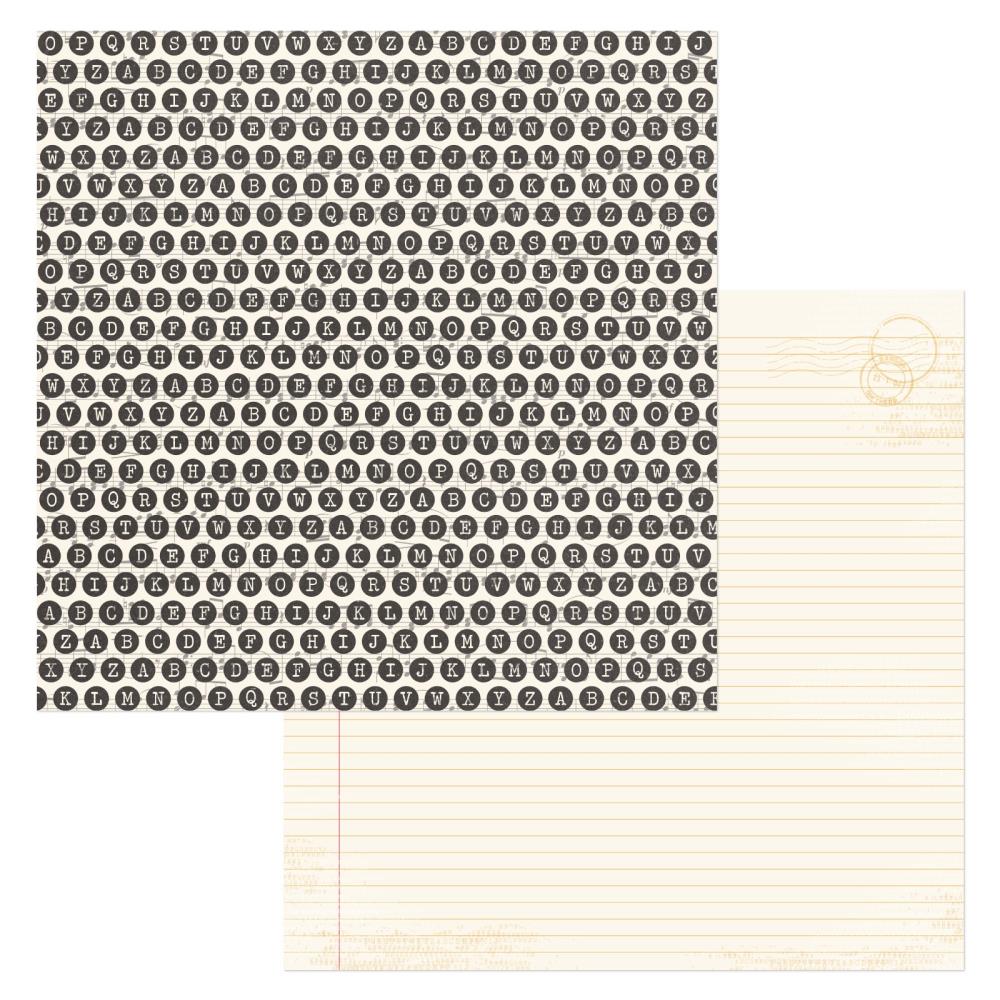 Bo Bunny 'Beautiful Things' typed ds patterned paper