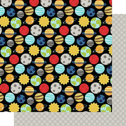 Bella Blvd 'To the moon' solarsystem ds patterned paper