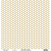 Bella 'Glitzy gold paper' honeycomb single sided pp
