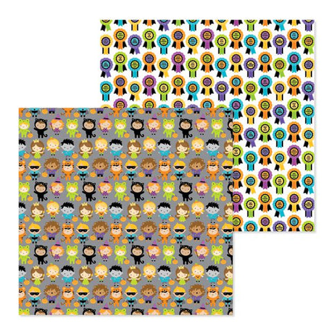 Doodlebug 'Pumpkin Party' costume party ds patterned paper