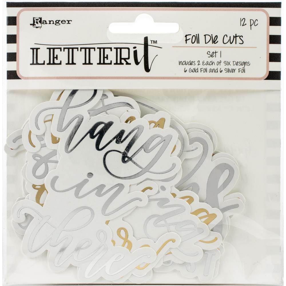 Ranger Letter it foil die cut words