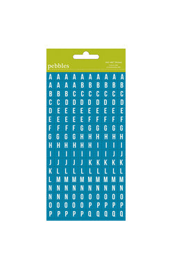 Pebbles 'Family ties' mini alphabet stickers