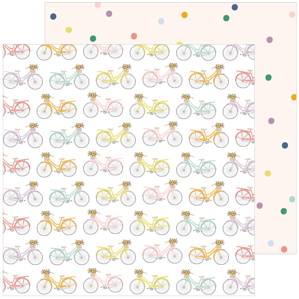 Pink Fresh Studio 'The best day' life's a ride ds patterned paper