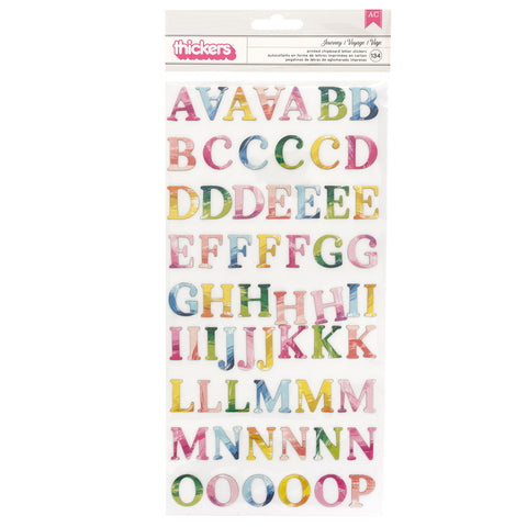 PP Paige Evans 'Horizon' chipboard alphabet stickers