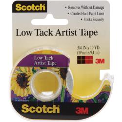 Scotch low tack tape 19mm x 9.1m