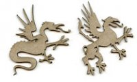 Scrapfx mini dragons chipboard pieces (2)