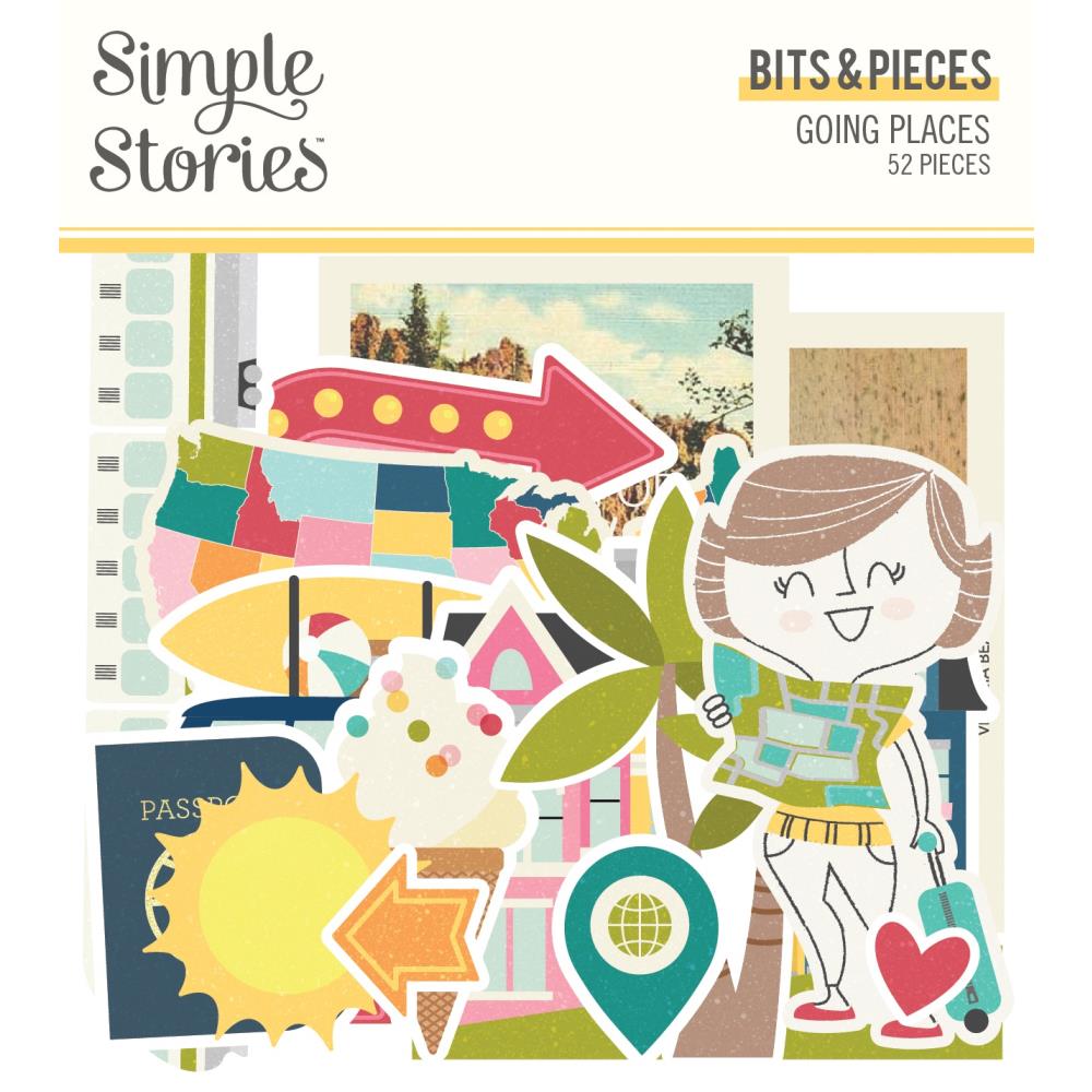 Simple Stories 'Going places' diecuts