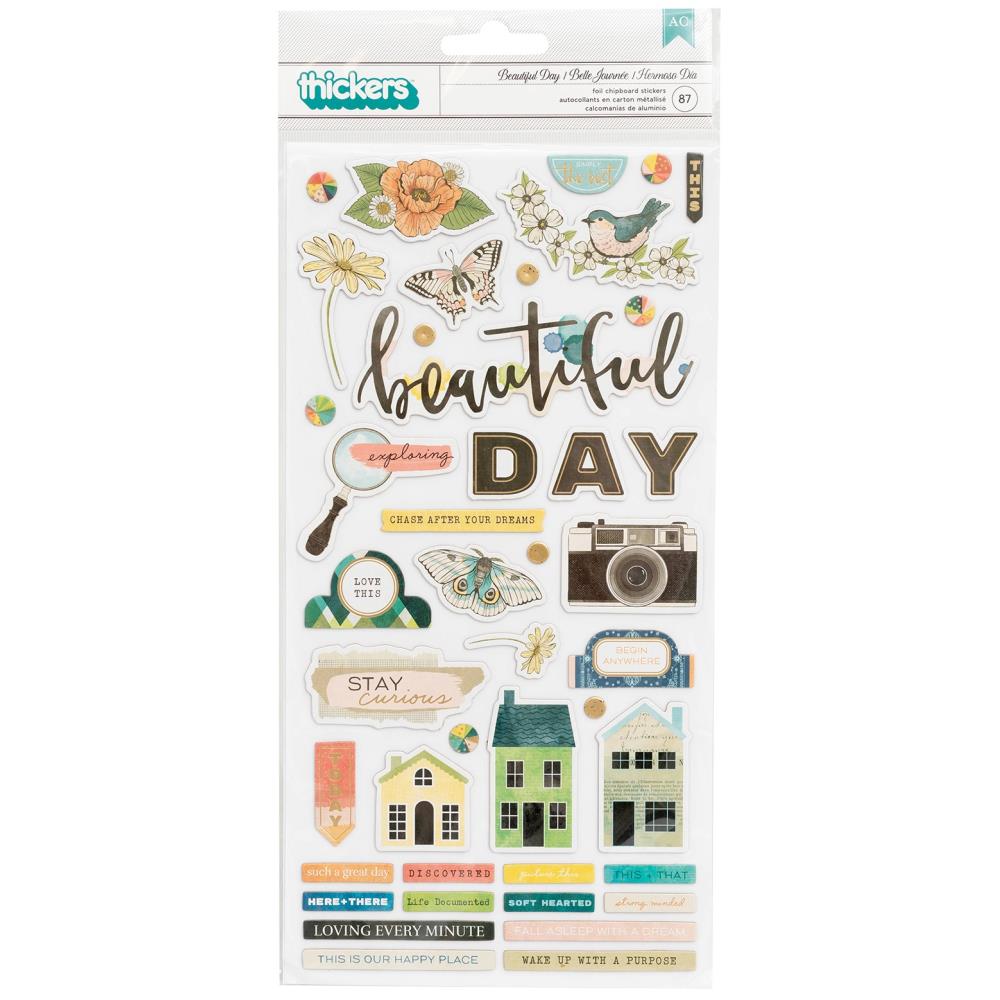 Vicki Boutin 'Fernwood' chipboard stickers