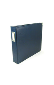 WRMK 12x12 navy classic leather D ring album